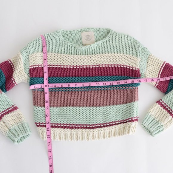 Urban Outfitters Crewneck Chunky Knit Striped Sweater - Picture 6 of 6